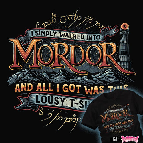 ShirtPunch Mordor Vacation