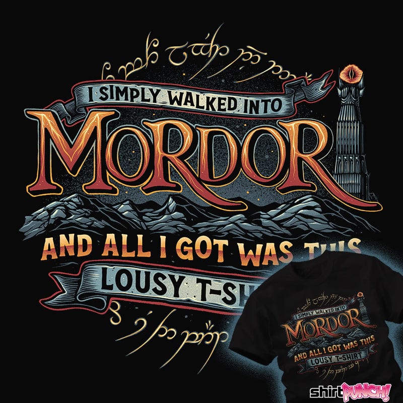 ShirtPunch Mordor Vacation