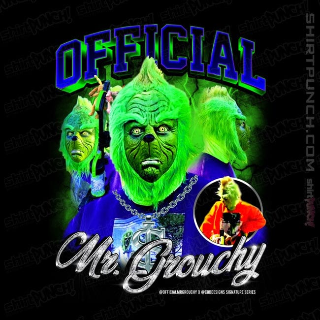 ShirtPunch Mr Grouchy x CoDdesigns Bootleg Hip Hop tee