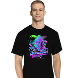 ShirtPunch Mr Grouchy x CoDdesigns Neon Retro Tee, view 4