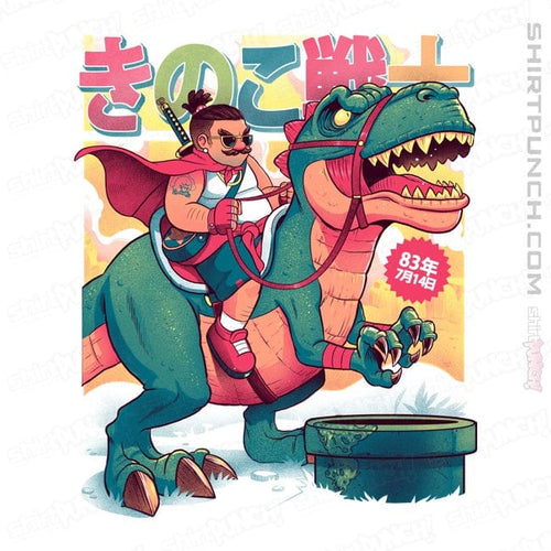 ShirtPunch Mushroom Warrior & Dinosaur