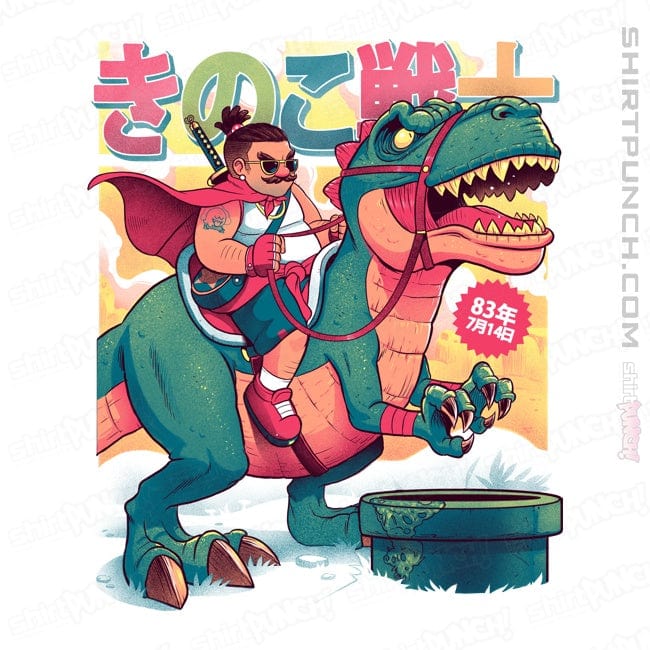 ShirtPunch Mushroom Warrior & Dinosaur