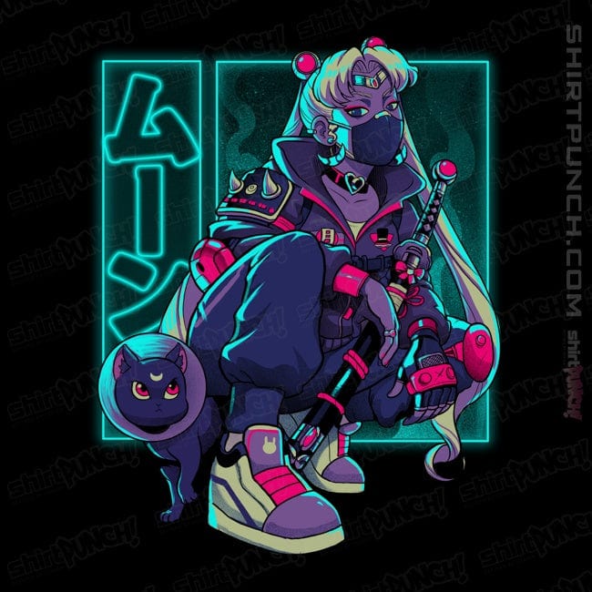 ShirtPunch Neon Waxing Moon