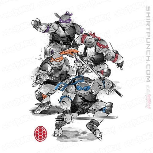 ShirtPunch Ninja Turtles Sumi-e