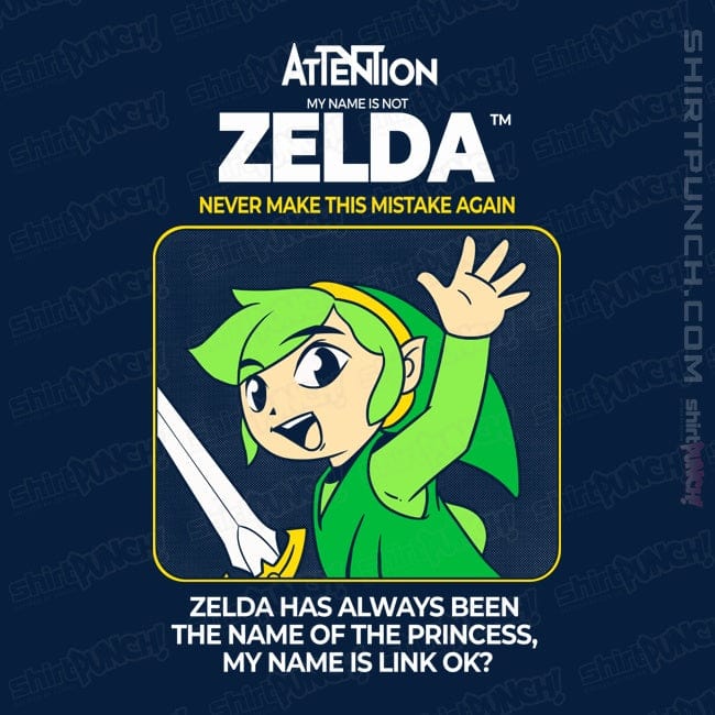 ShirtPunch Not Zelda