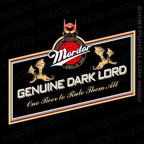 ShirtPunch One Beer To Rule Them All