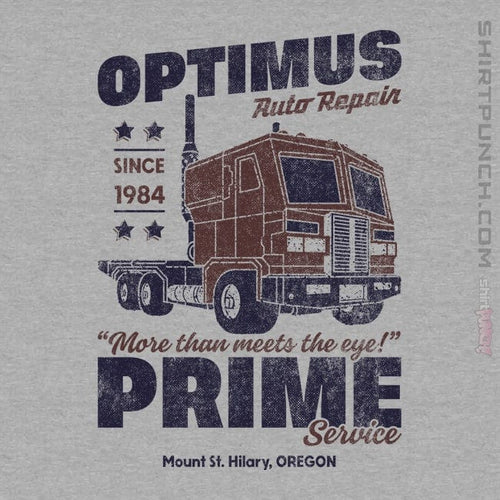 ShirtPunch Optimus Garage