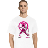 ShirtPunch Pink Ranger Sumi-e, view 4