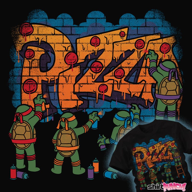 ShirtPunch Pizza Turtle Graffiti