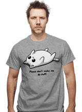 ShirtPunch Please Don't Make Me Do Stuff, view 2