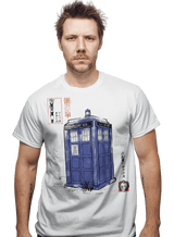 ShirtPunch Police Box Sumi-E, view 2