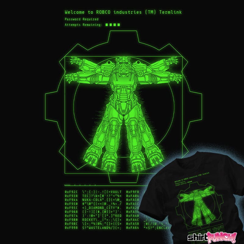 ShirtPunch Power Armor VATS