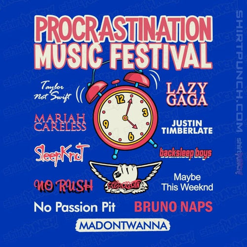 ShirtPunch Procrastination Festival