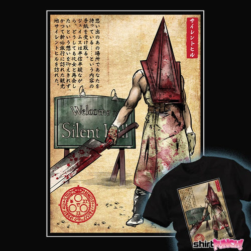ShirtPunch Pyramid Head Woodblock