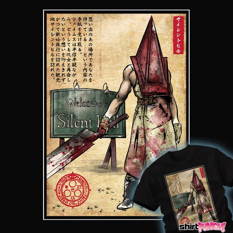 ShirtPunch Pyramid Head Woodblock