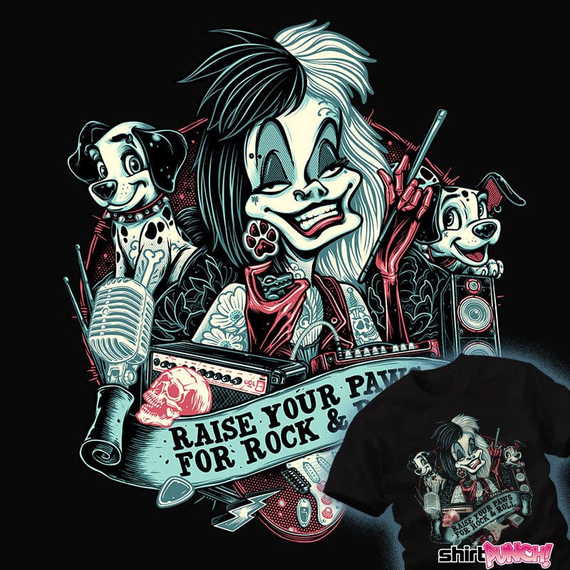 ShirtPunch Raise Your Paws For Rock And Roll