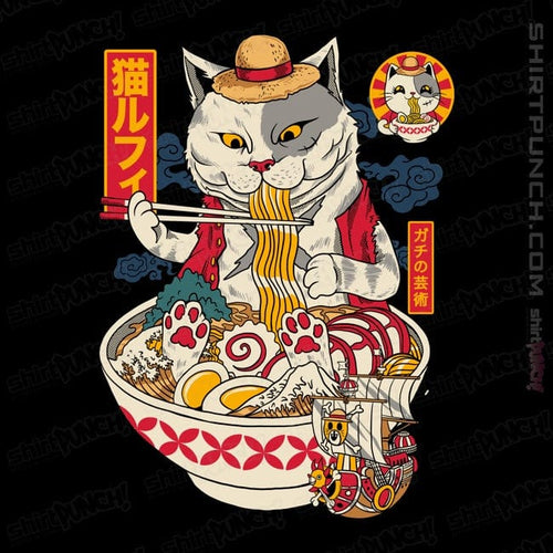ShirtPunch Ramen Cat Pirate