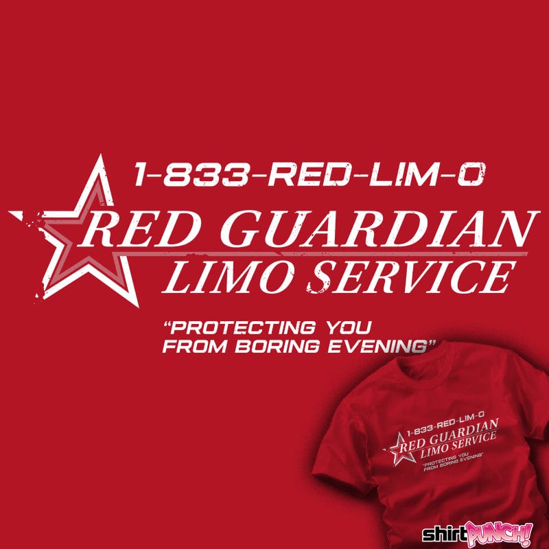 ShirtPunch Red Guardian Limo Service