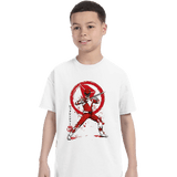 ShirtPunch Red Ranger Sumi-e, view 3