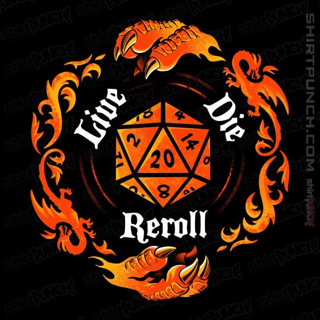 ShirtPunch Reroll The Dice