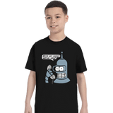 ShirtPunch Robot On The Phone, view 3
