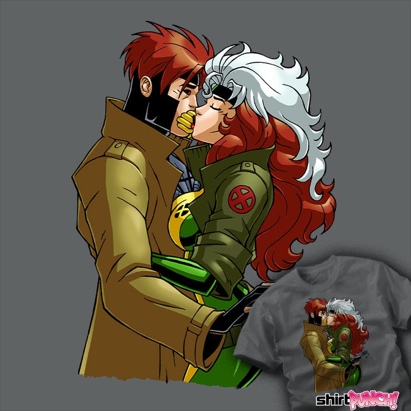 ShirtPunch Rogue And Gambit Kiss
