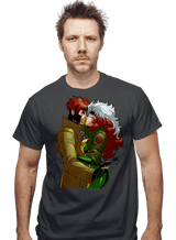 ShirtPunch Rogue And Gambit Kiss, view 2
