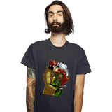 ShirtPunch Rogue And Gambit Kiss, view 2