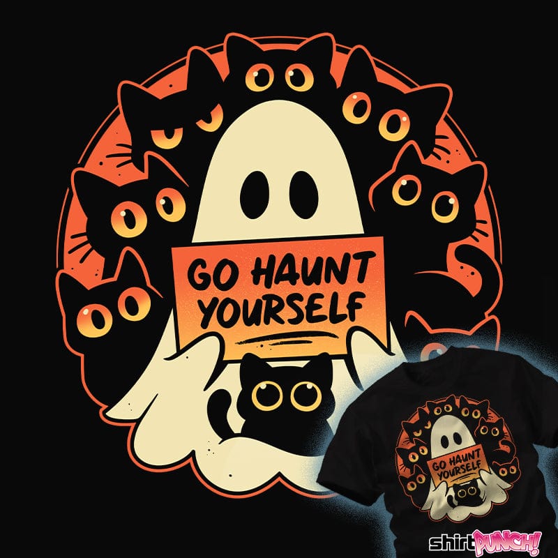 ShirtPunch Rude Cursing Ghost