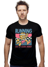 ShirtPunch Running Out Of Social Energy, view 2