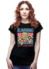ShirtPunch Running Out Of Social Energy, view 3