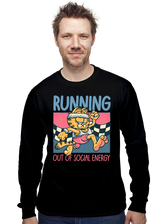 ShirtPunch Running Out Of Social Energy, view 5