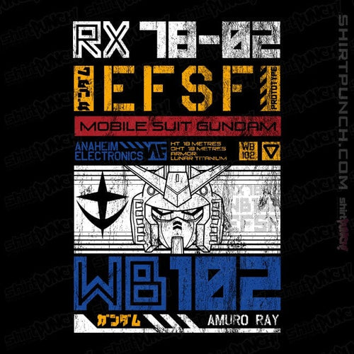 ShirtPunch RX-78-02 DATA