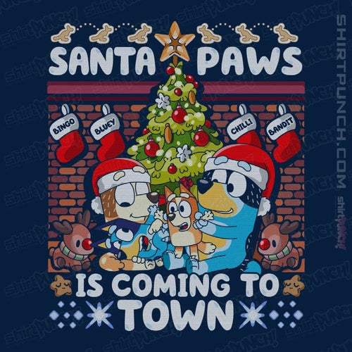 ShirtPunch Santa Paws Bluey Sweater
