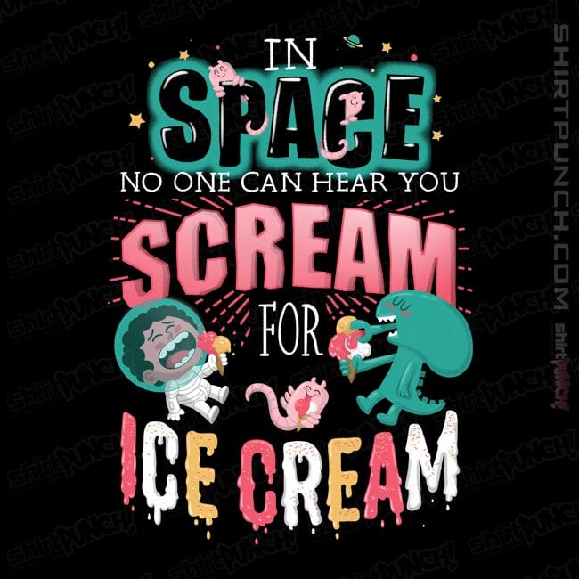 ShirtPunch Scream for Ice Cream