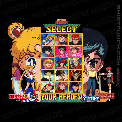 ShirtPunch Select 90s Anime Hero