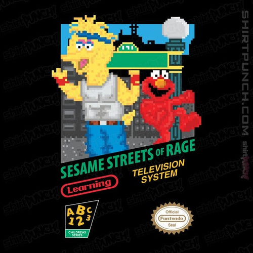 ShirtPunch Sesame Streets of Rage