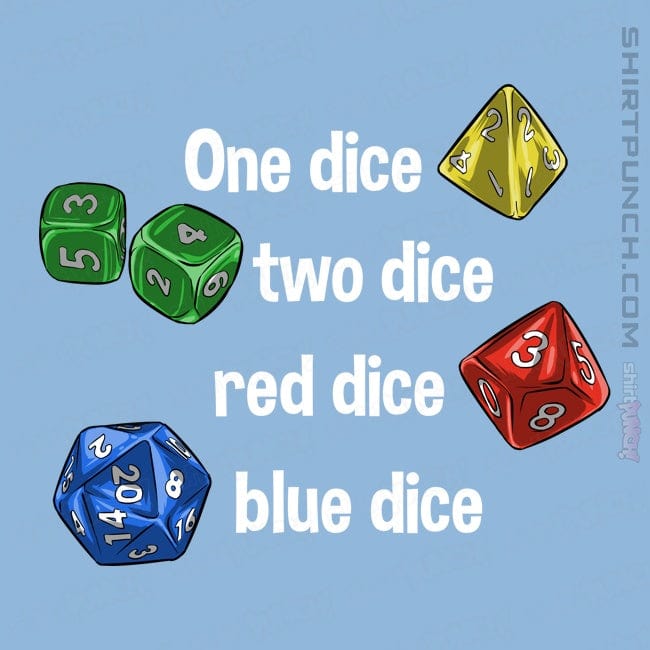 ShirtPunch Seuss Dice