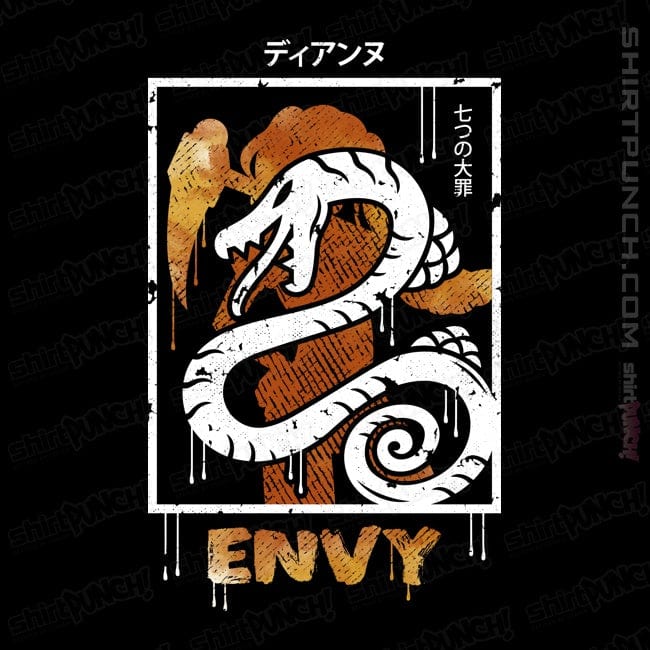 ShirtPunch Sin of Envy Serpent