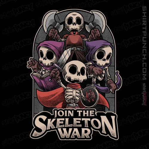 ShirtPunch Skeleton War