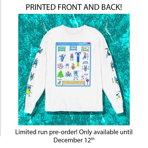 ShirtPunch Skiing Free Long Sleeve