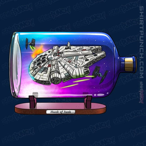 ShirtPunch Spaceship In A Bottle