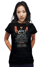 ShirtPunch Stitch And Toothless, view 2