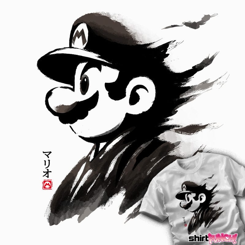 ShirtPunch Sumi-E Plumber