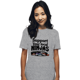 ShirtPunch Support Your Local Ninjas, view 2