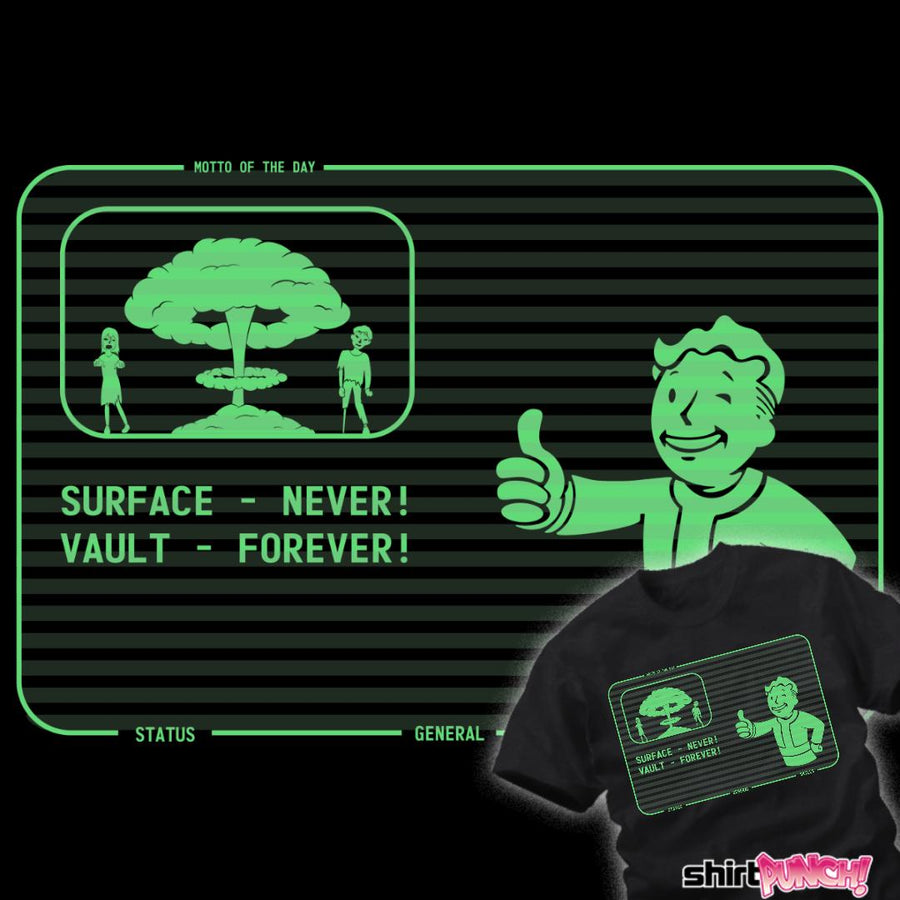 ShirtPunch Surface Never Vault Forever