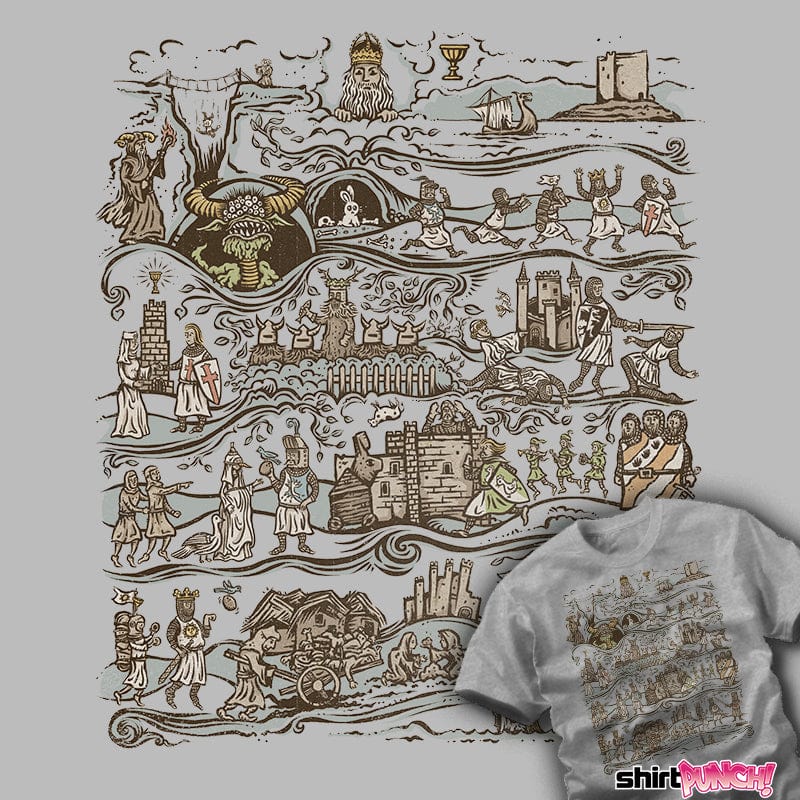 ShirtPunch Tapestry Of The Quested Grail
