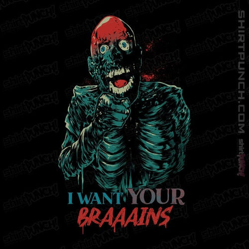 ShirtPunch Tarman Wants Your Brains!