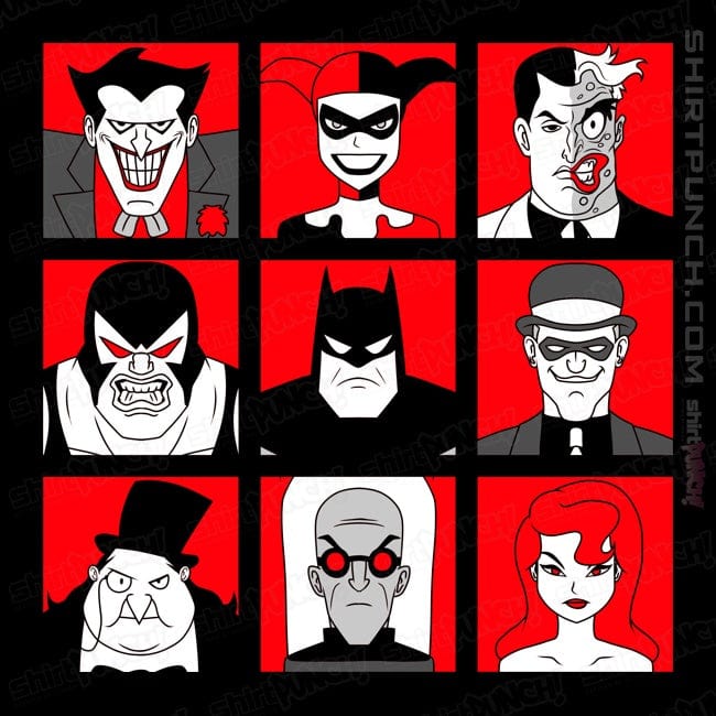 ShirtPunch The Batman Villains