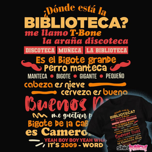 ShirtPunch The Biblioteca Rap